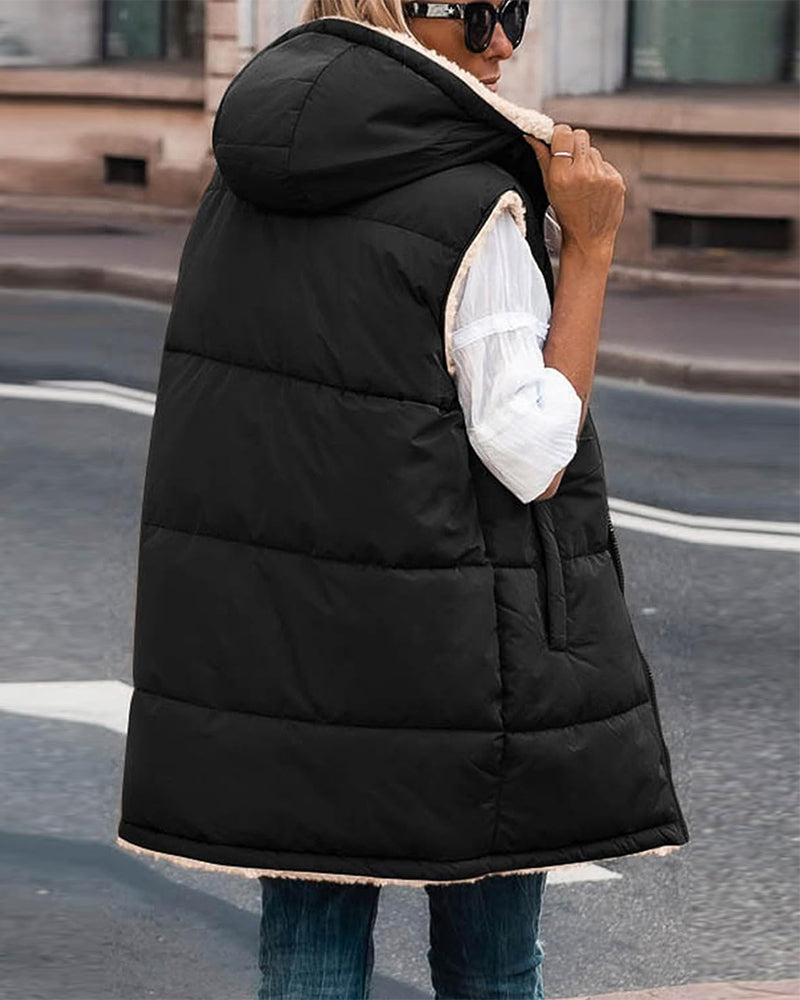 Tamar - Reversible thermal jacket with hood