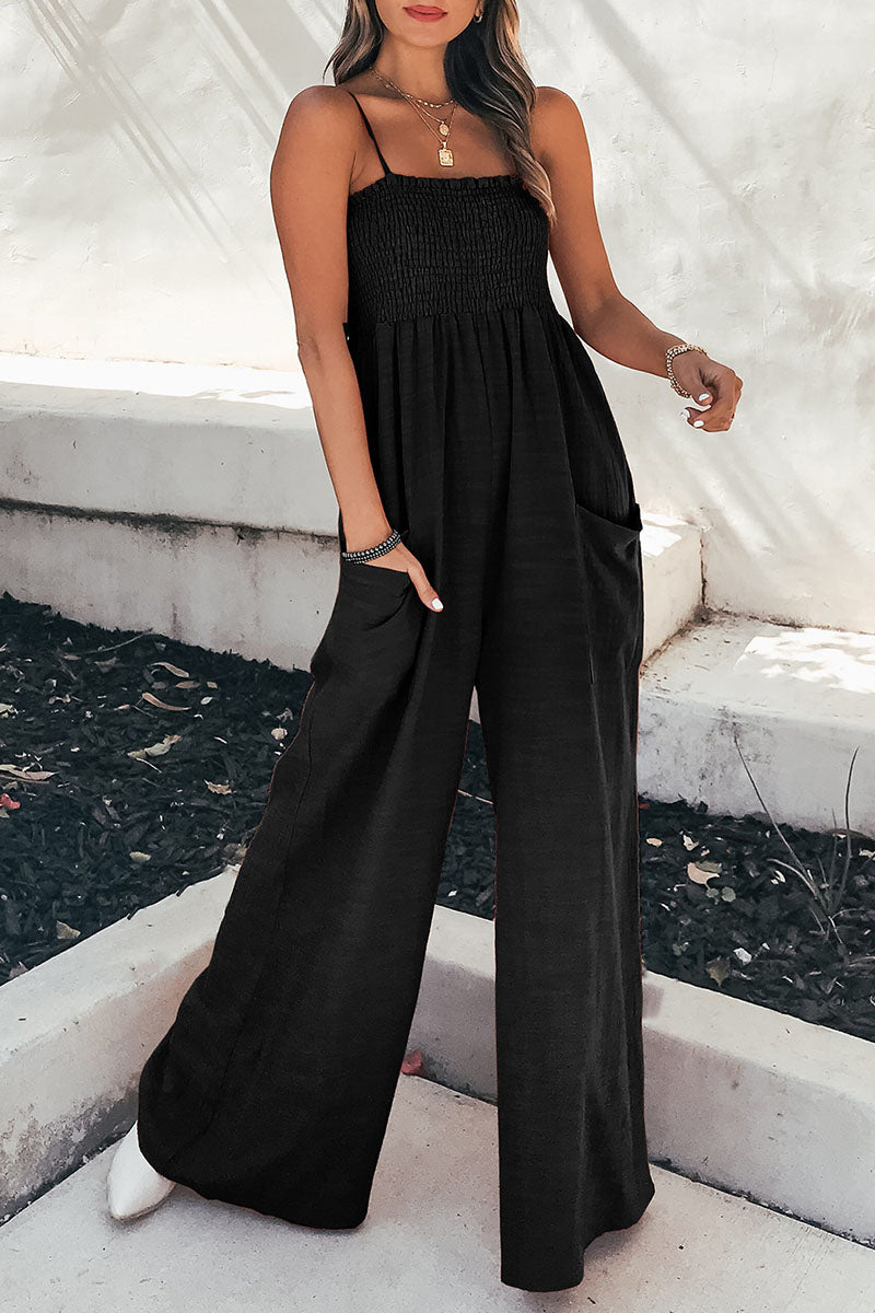 Vivienne – Stylish Women's Jumpsuit with Spaghetti Straps and Relaxed Fit