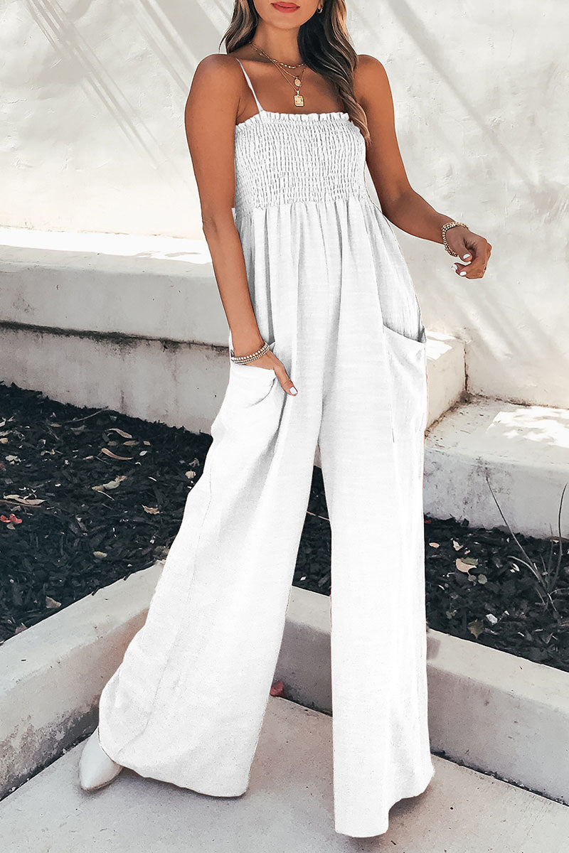 Vivienne – Stylish Women's Jumpsuit with Spaghetti Straps and Relaxed Fit