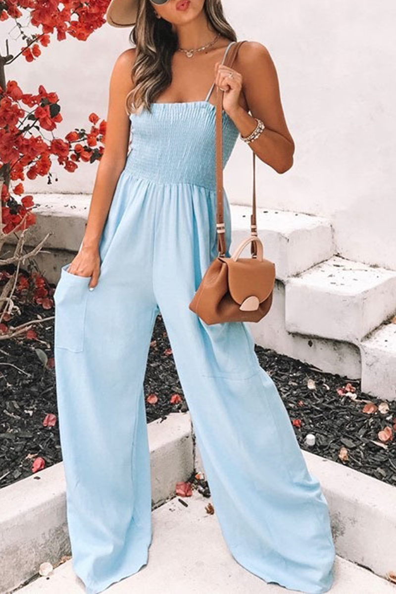 Vivienne – Stylish Women's Jumpsuit with Spaghetti Straps and Relaxed Fit