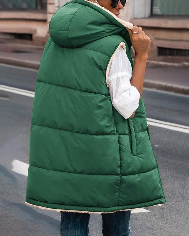 Tamar - Reversible thermal jacket with hood
