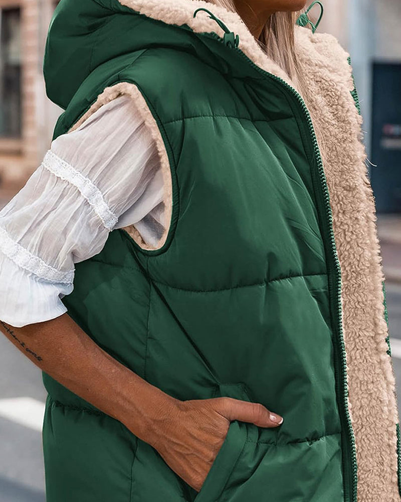 Tamar - Reversible thermal jacket with hood
