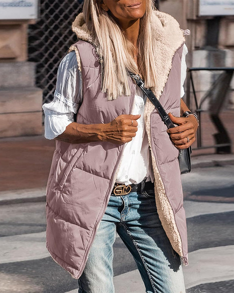 Tamar - Reversible thermal jacket with hood