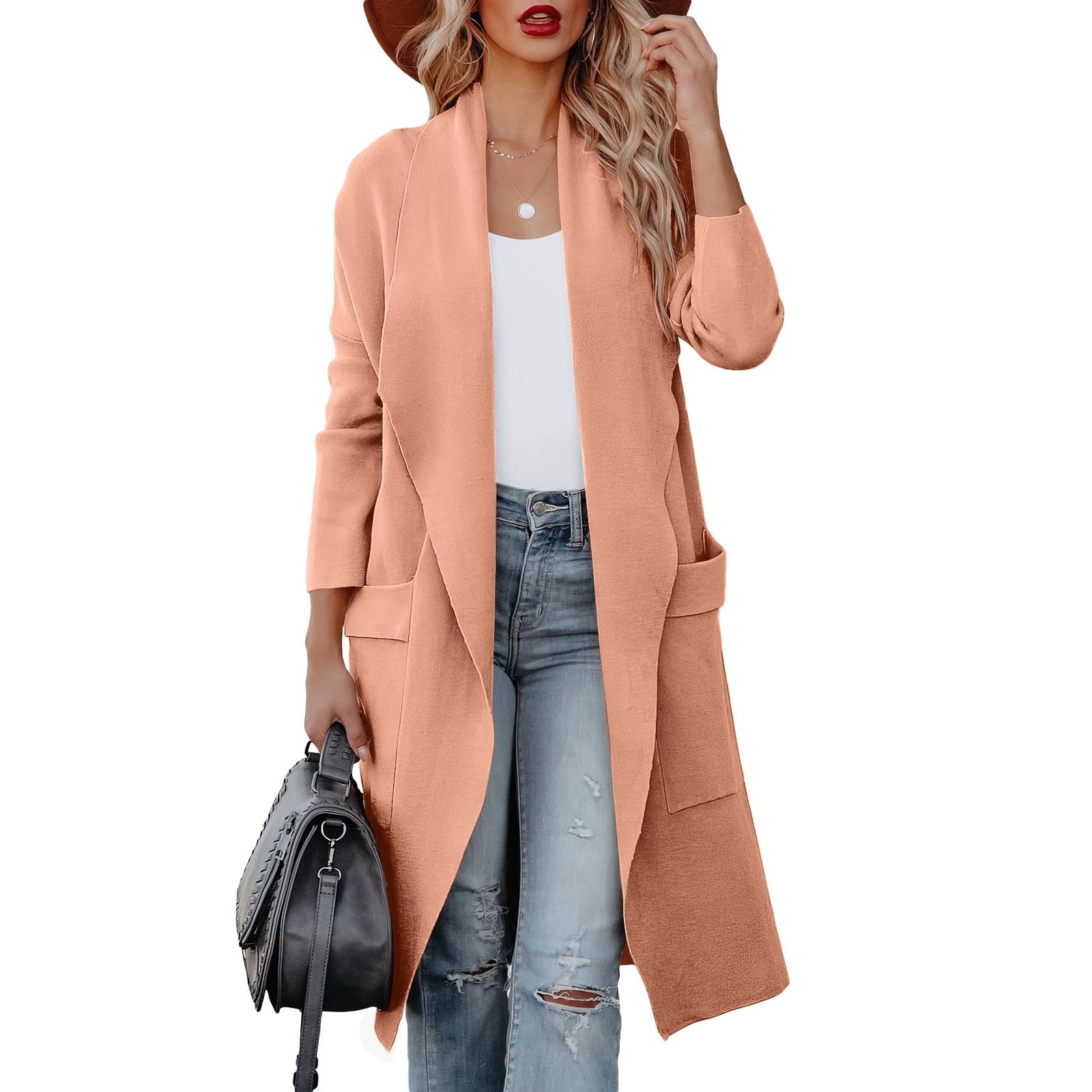 Women’s Oversized Cardigan with Batwing Sleeves