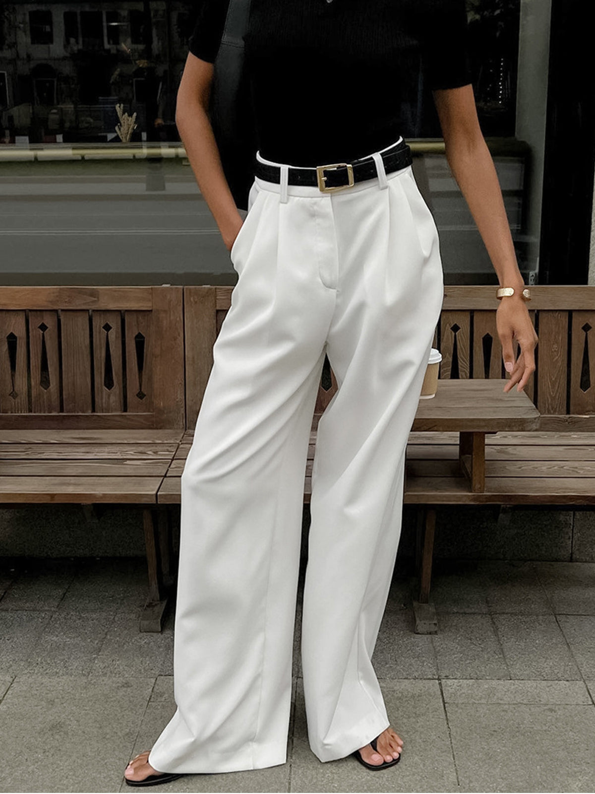 Comfy Wide Leg Trousers - Your Go-To for Effortless Chic
