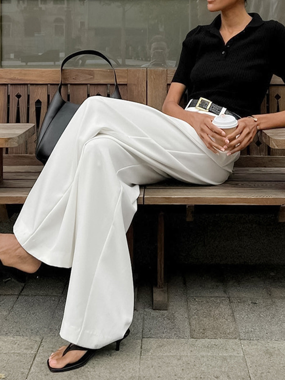 Comfy Wide Leg Trousers - Your Go-To for Effortless Chic