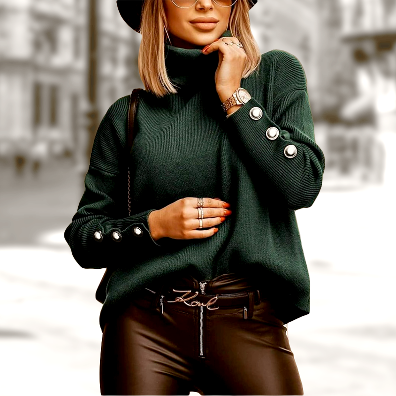 Women’s Knitted Turtleneck Sweater