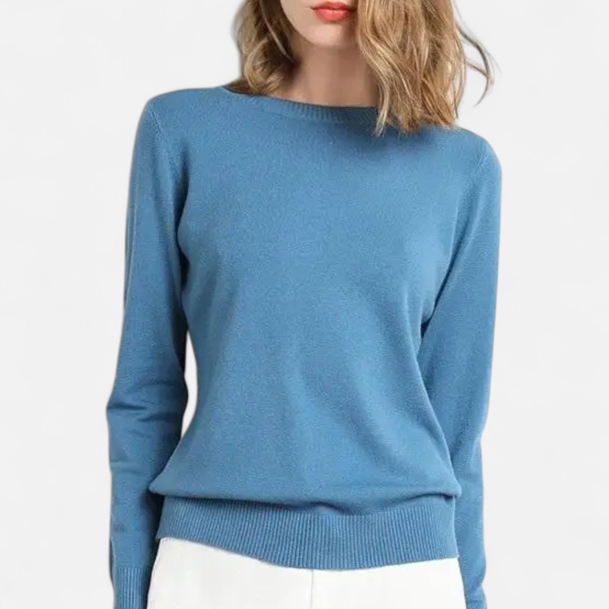 Dorevelle | Women’s Merino Wool Sweater – Timeless O-Neck Elegance 17