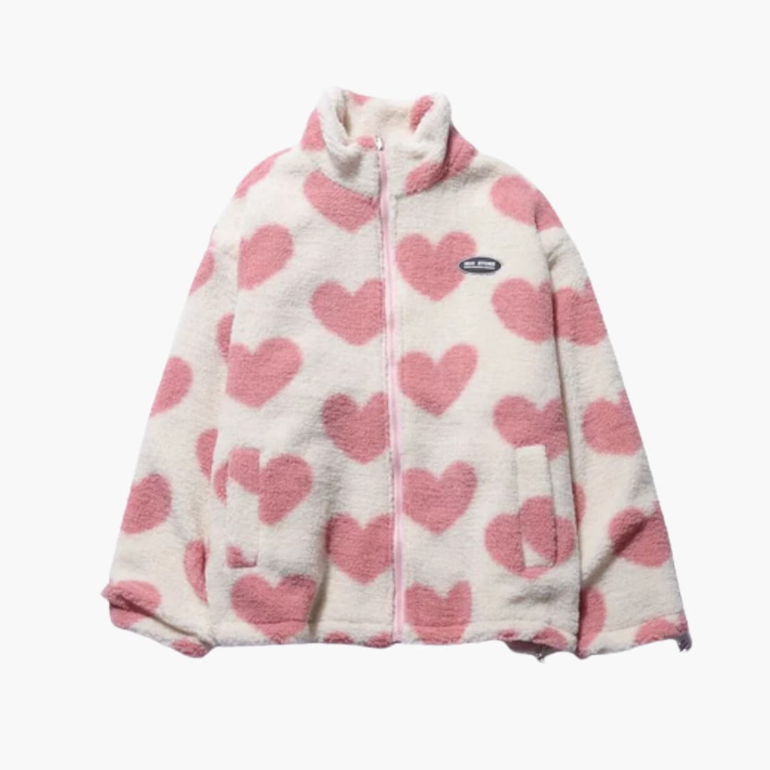 Double Sided Heart Jacket for Women