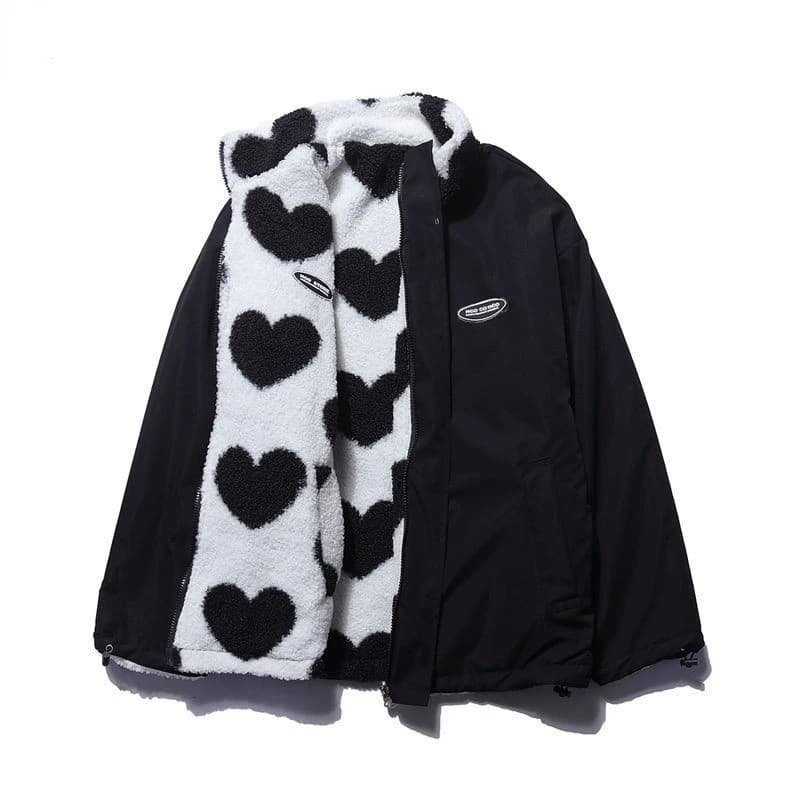 Double Sided Heart Jacket for Women