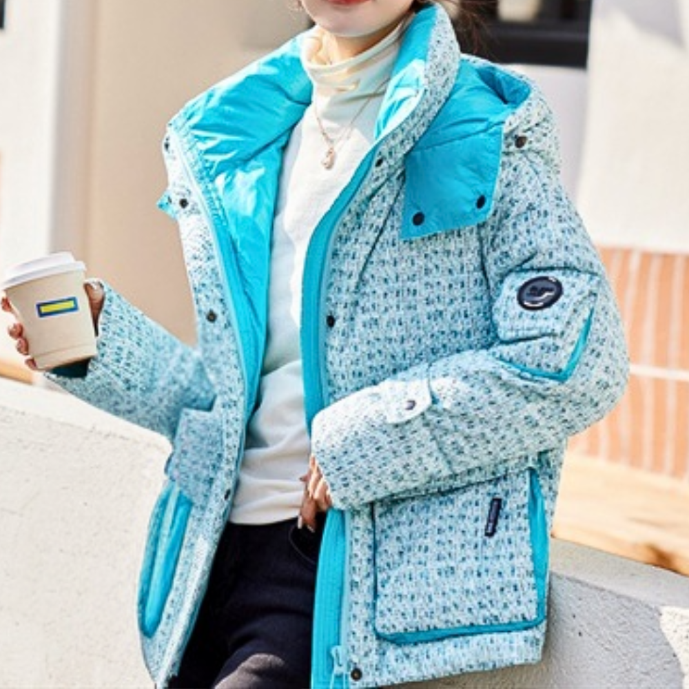 Women’s Jacket With Structured Finish