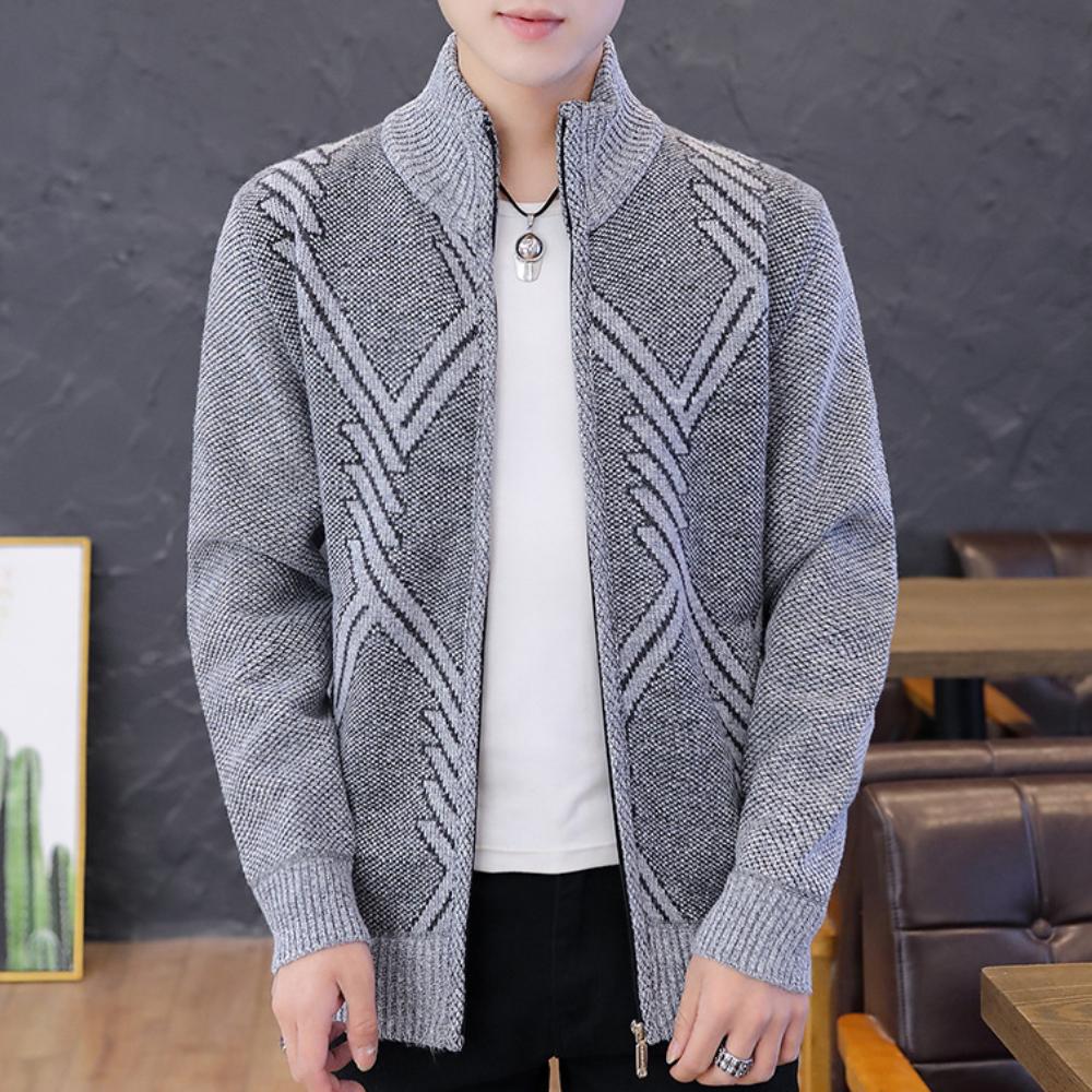 Men's Modern Classic Knitted Cardigan - Alexander