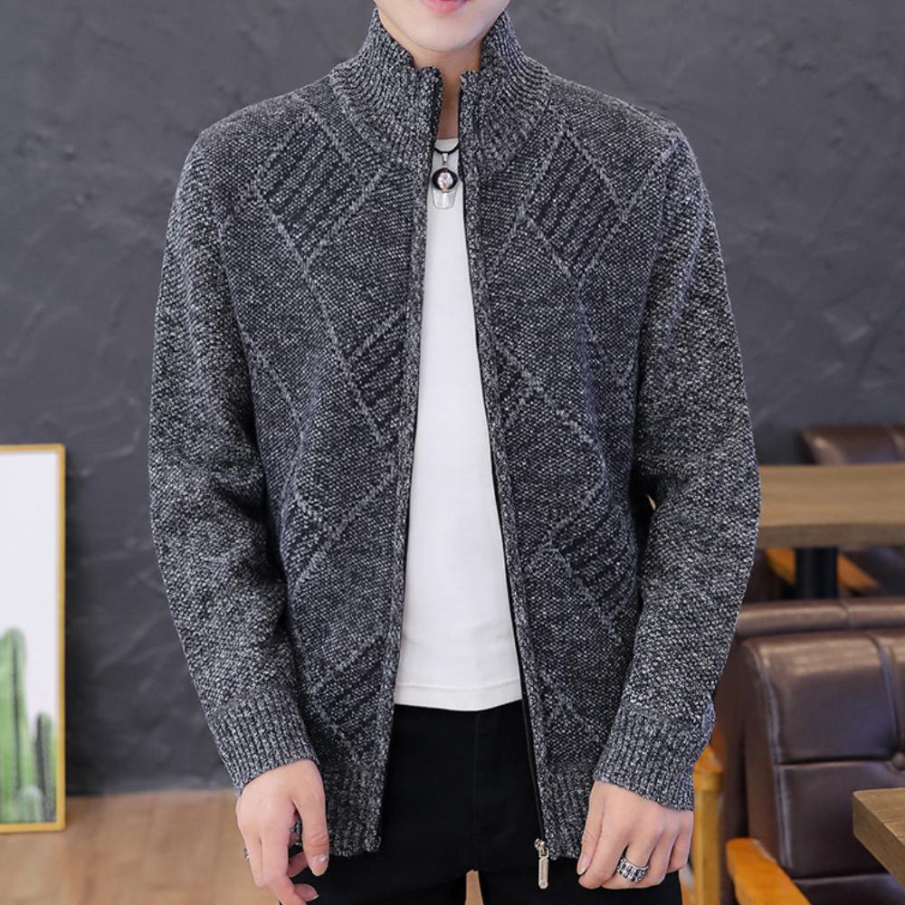 Men's Modern Classic Knitted Cardigan - Alexander