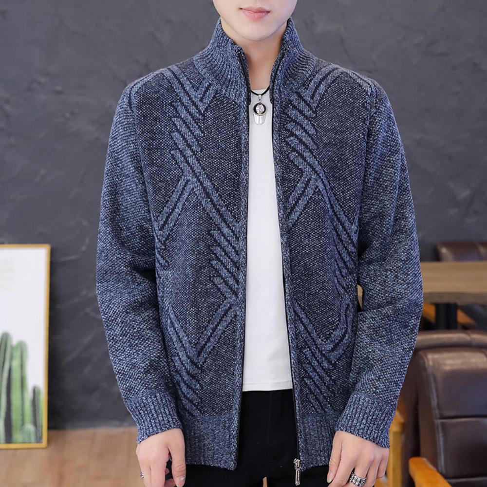 Men's Modern Classic Knitted Cardigan - Alexander