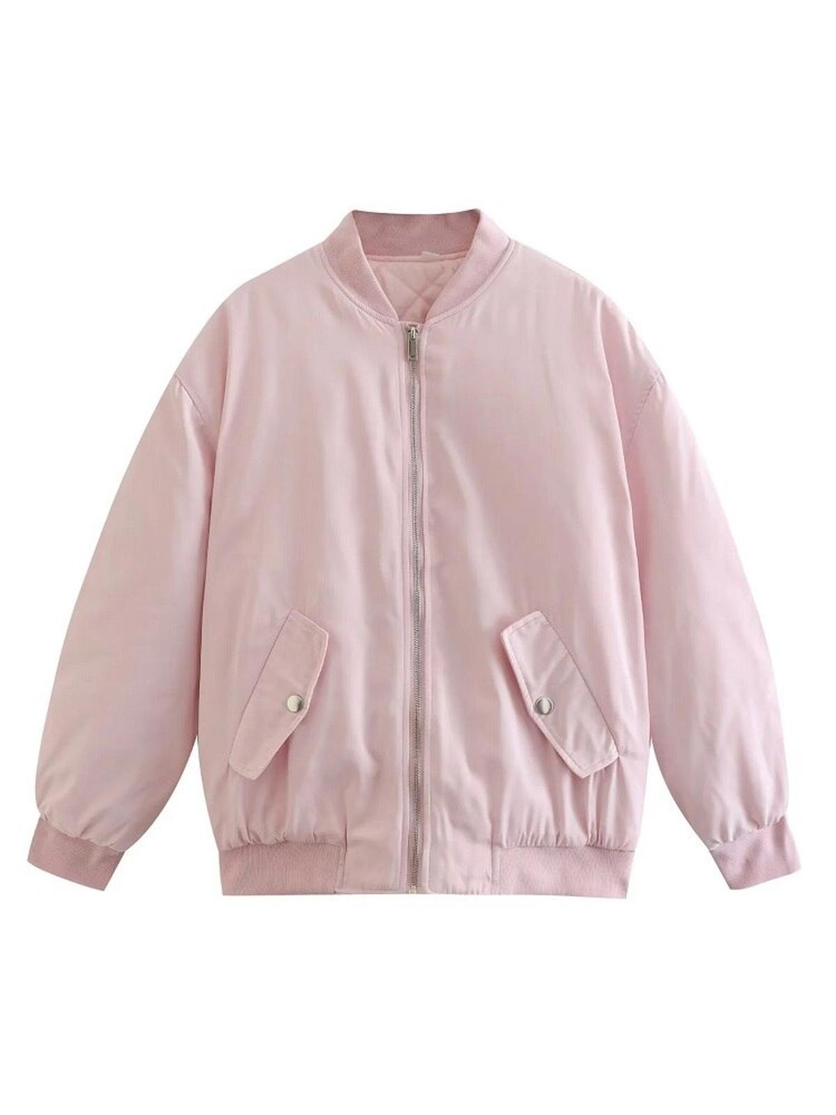Oversized Bomber Jacket for Women