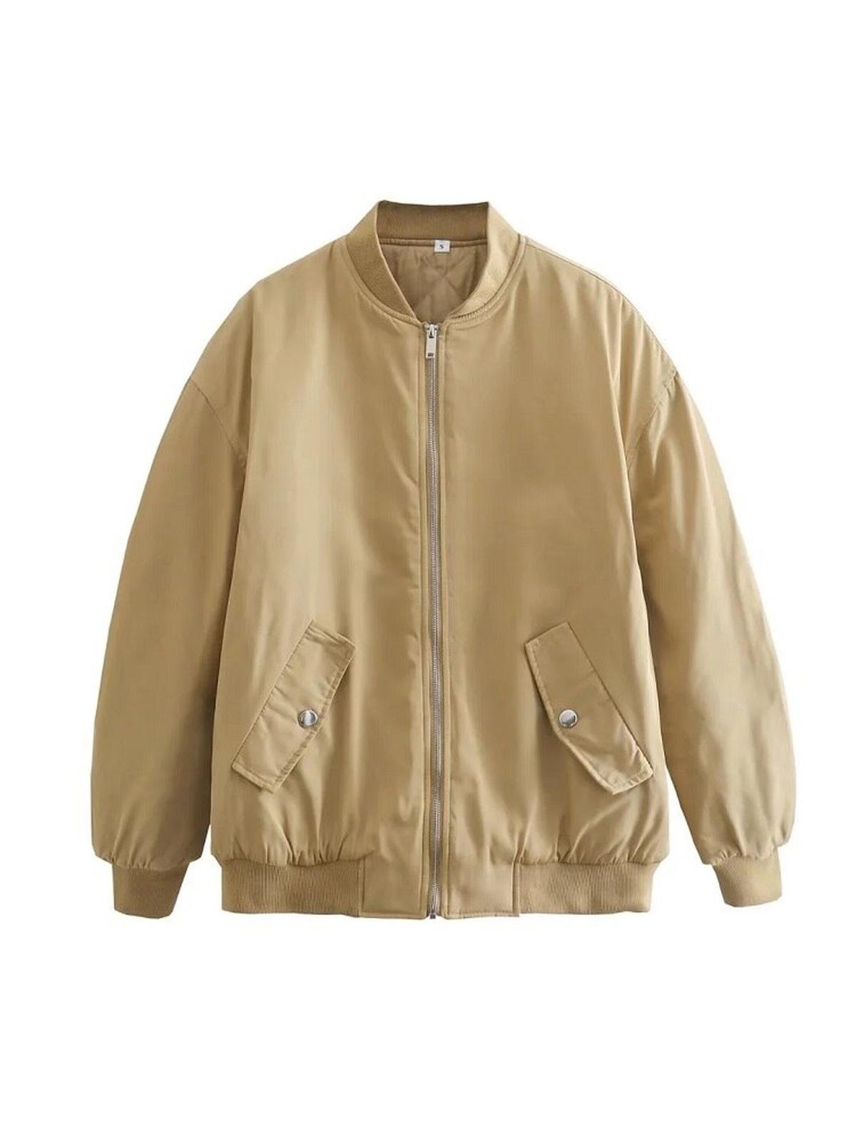 Oversized Bomber Jacket for Women