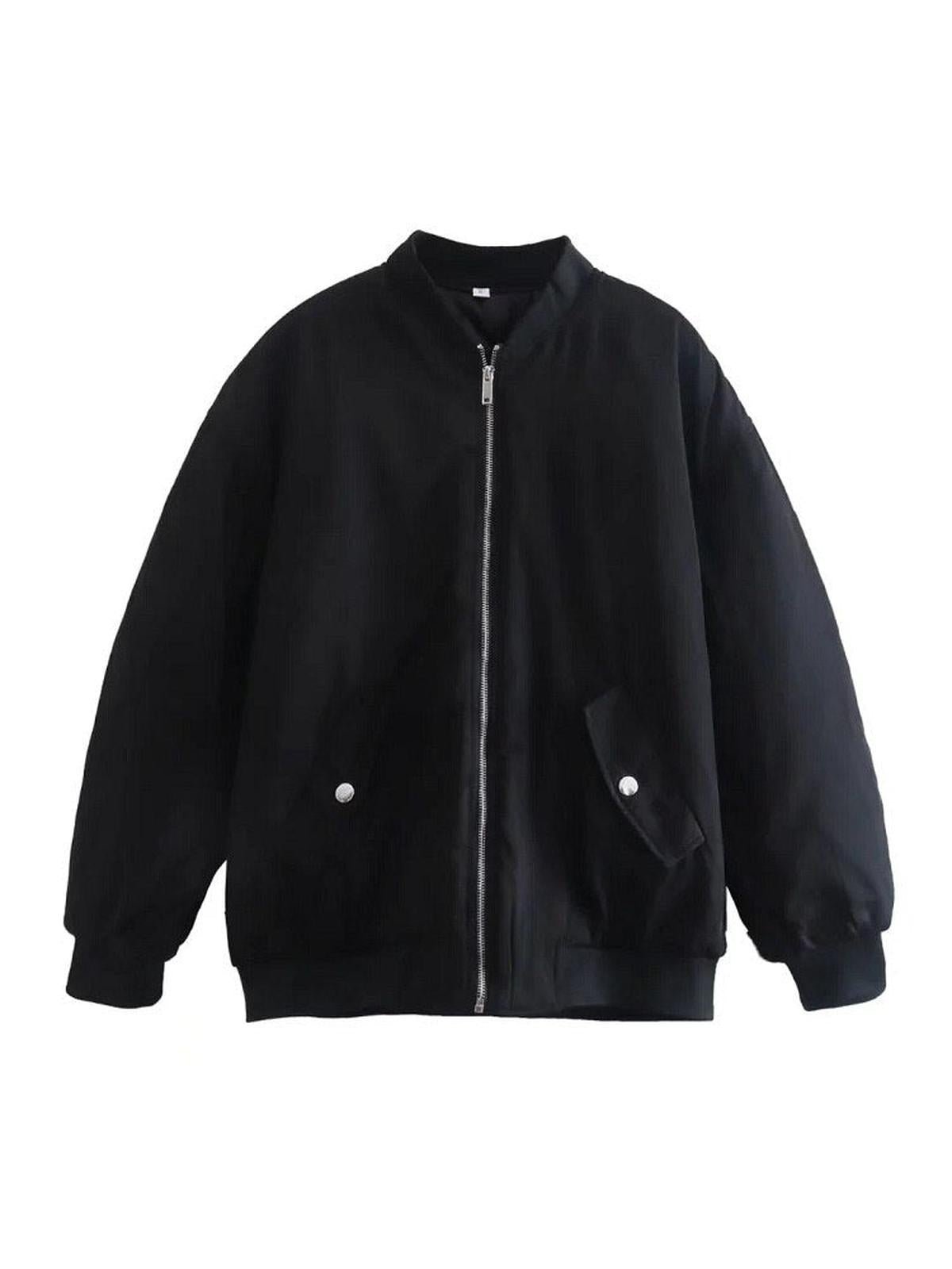 Oversized Bomber Jacket for Women