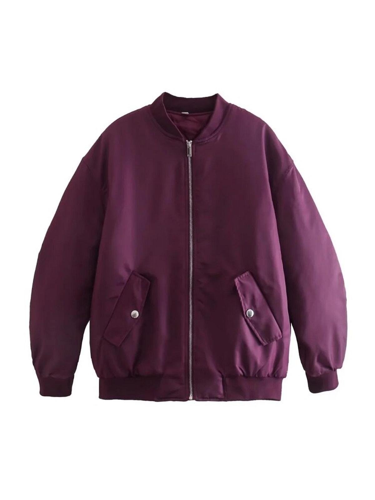Oversized Bomber Jacket for Women