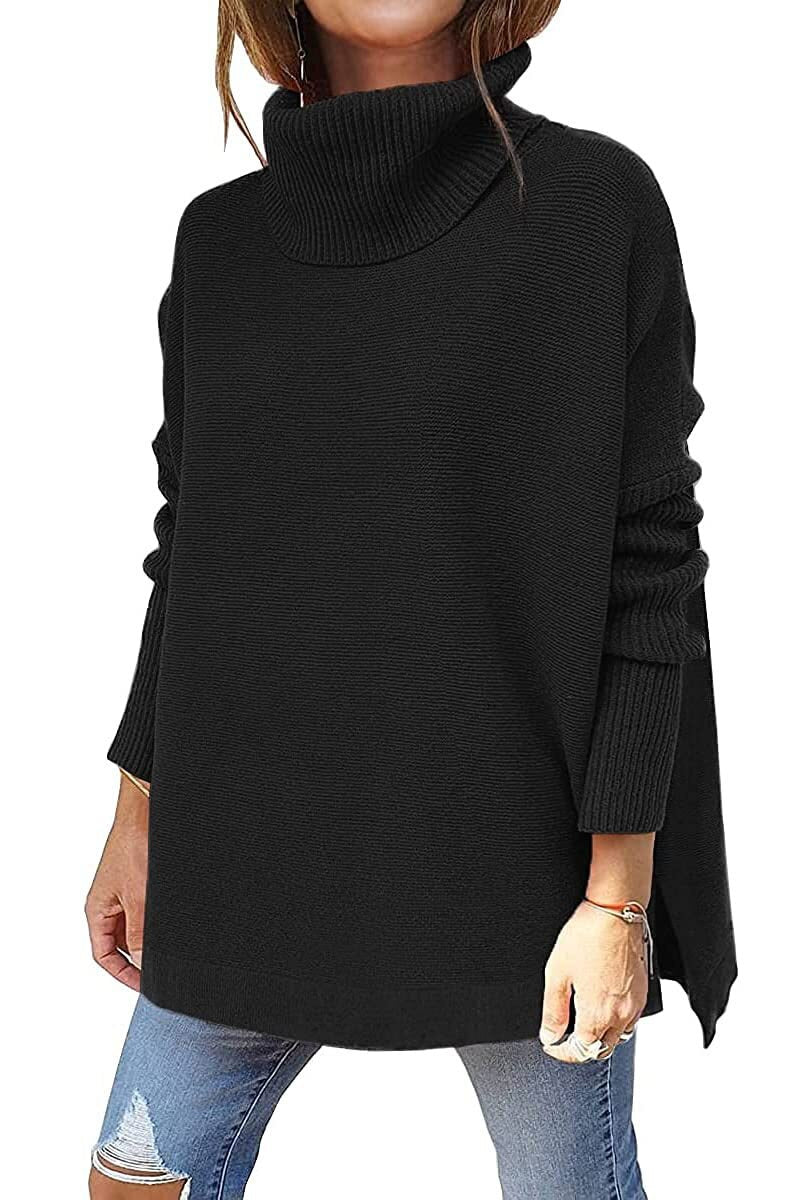 Oversized Turtleneck Sweater for Women