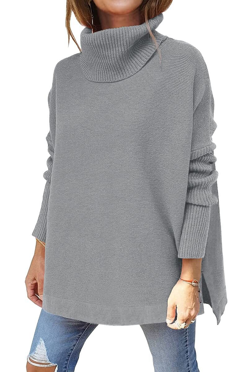 Oversized Turtleneck Sweater for Women
