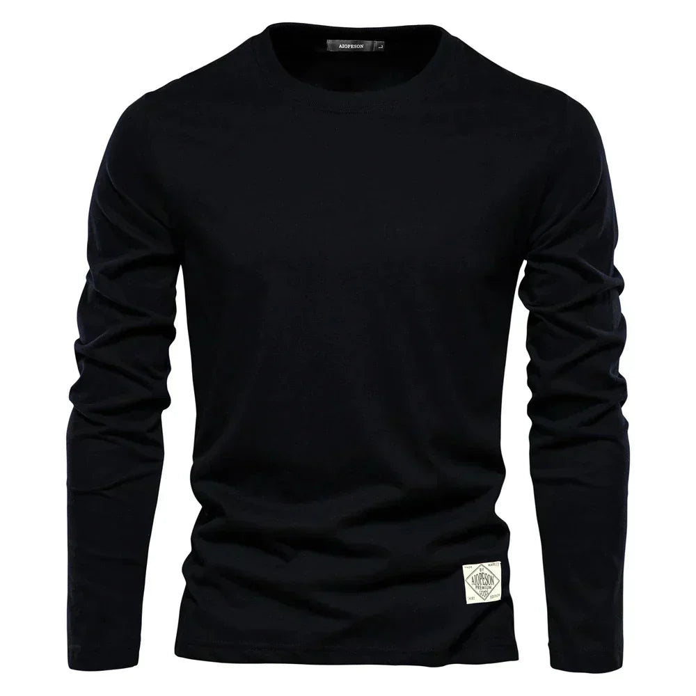 Julian - Men's Long Sleeve Crewneck T Shirt