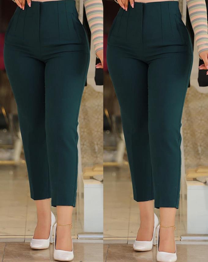 Relaxed High-Waist Pants - Unmatched Comfort Meets Chic Design