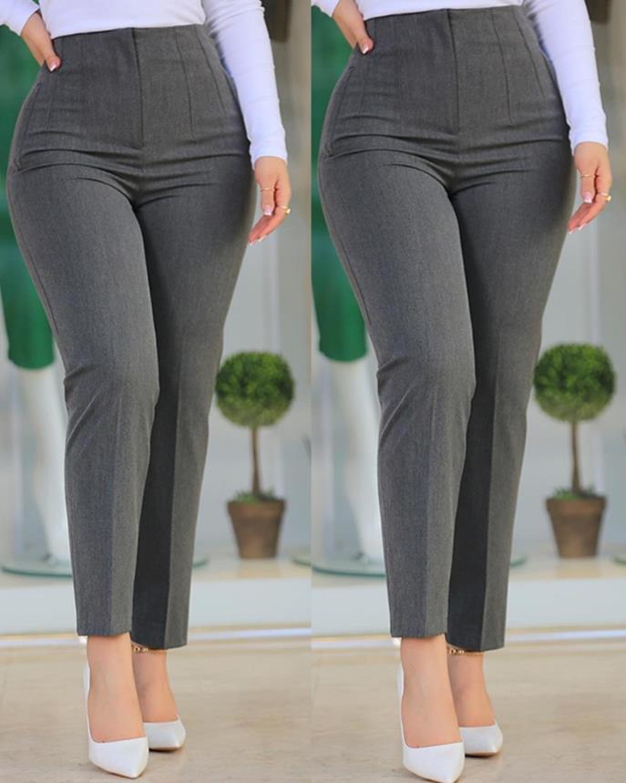 Relaxed High-Waist Pants - Unmatched Comfort Meets Chic Design