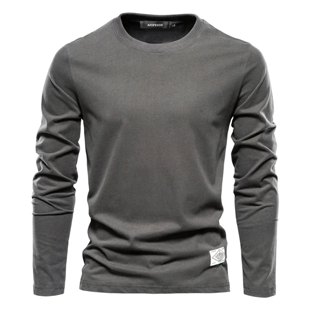 Julian - Men's Long Sleeve Crewneck T Shirt