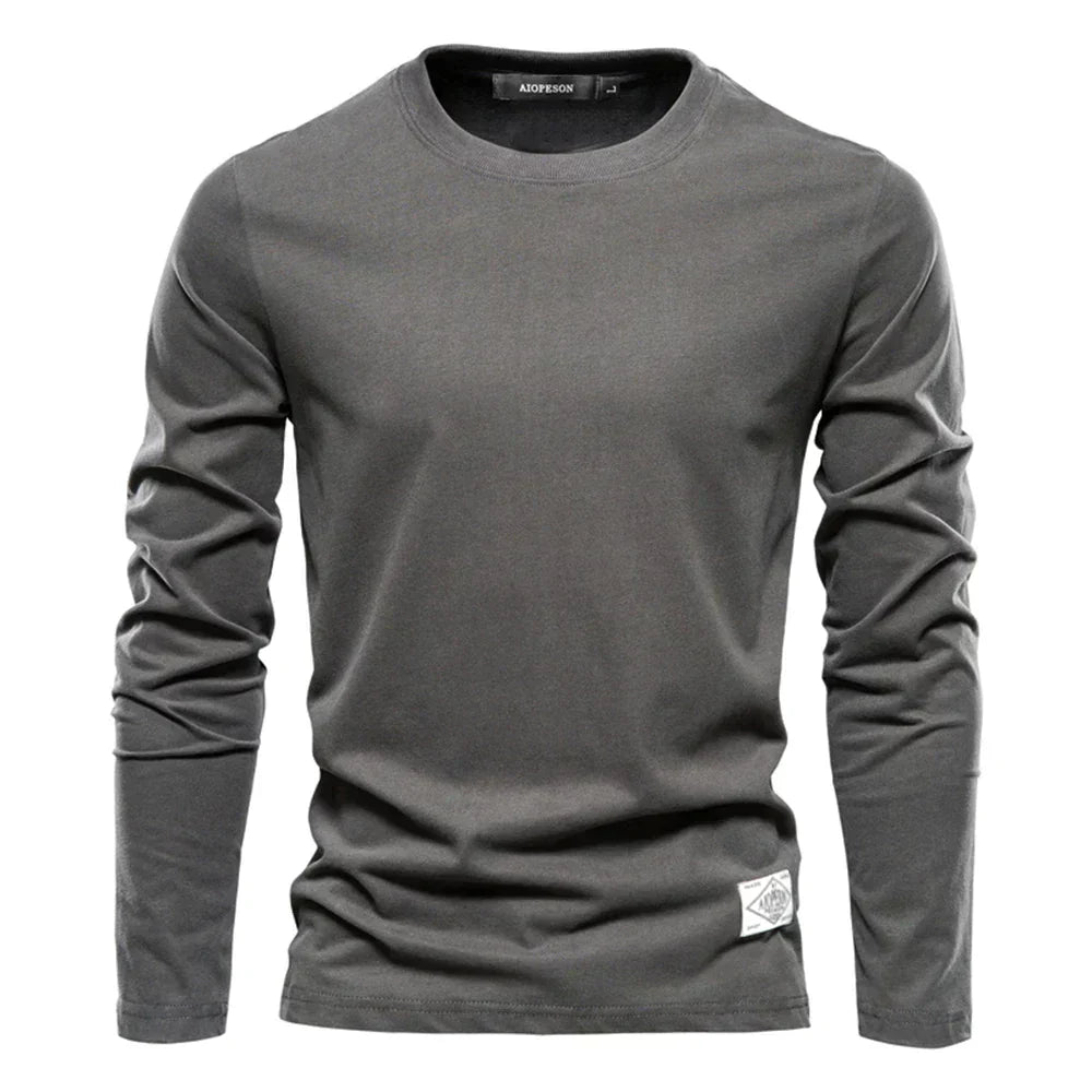 Julian - Men's Long Sleeve Crewneck T Shirt
