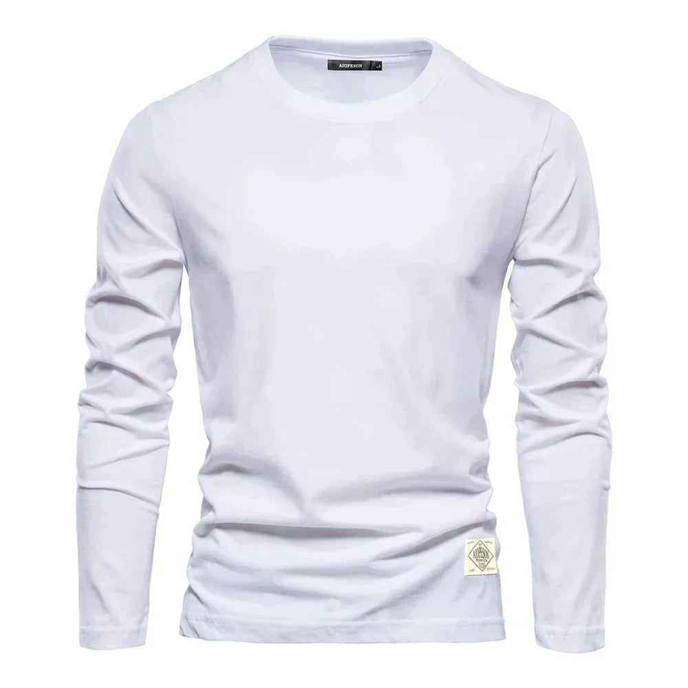 Julian - Men's Long Sleeve Crewneck T Shirt