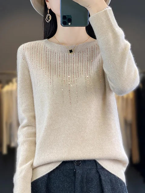 Warm Glittery Women’s Sweater