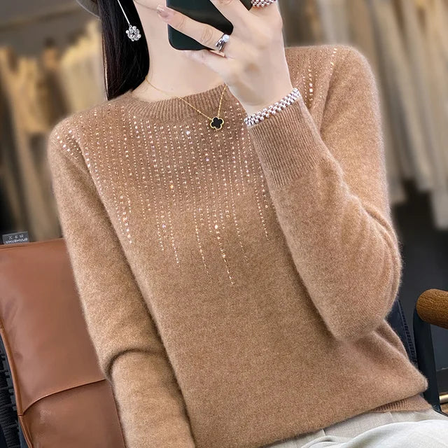 Warm Glittery Women’s Sweater