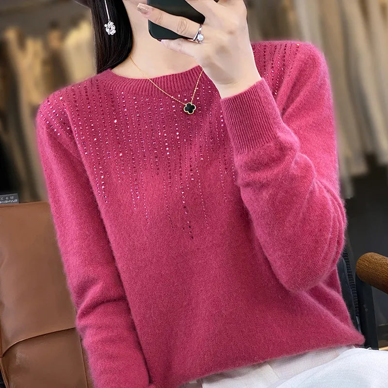 Warm Glittery Women’s Sweater