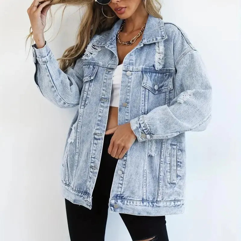 Women's Oversized Denim Jacket