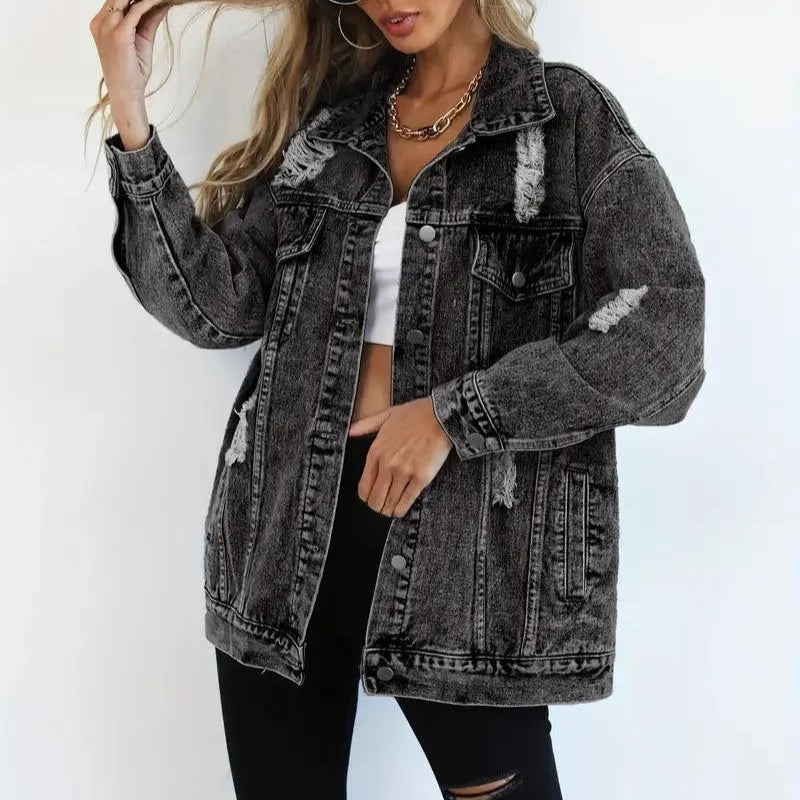 Women's Oversized Denim Jacket