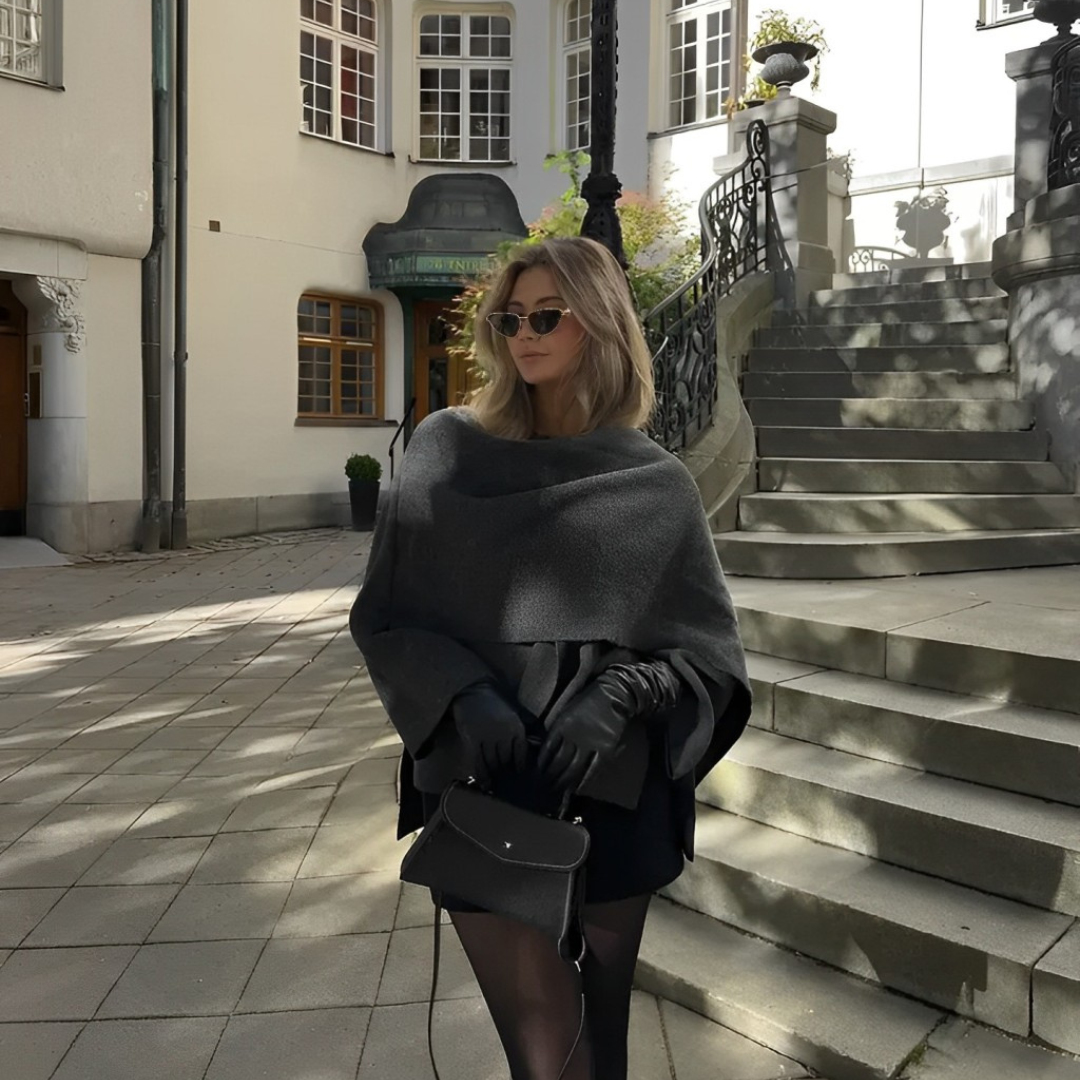 Women’s Warm Cape Coat