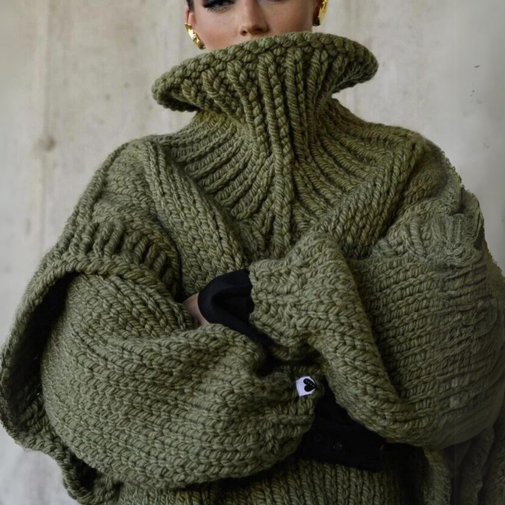 Women’s Oversized Turtleneck Sweater