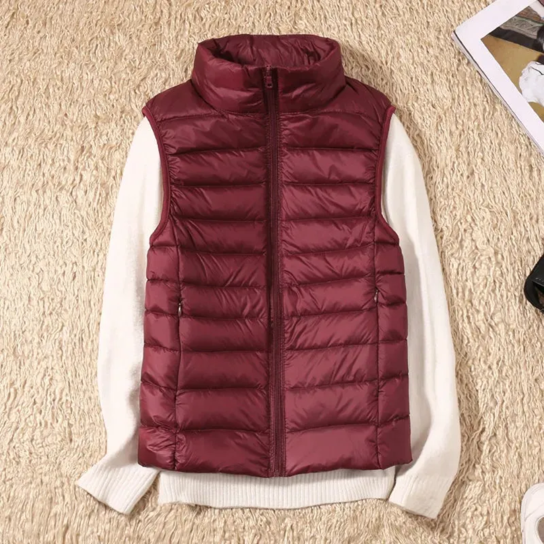 Women’s Bodywarmer Vest with Zipper