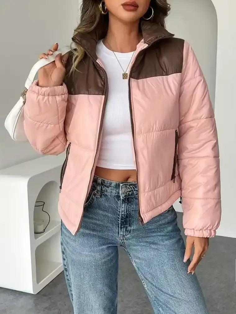 Women's Colourblock Puffer Jacket 4