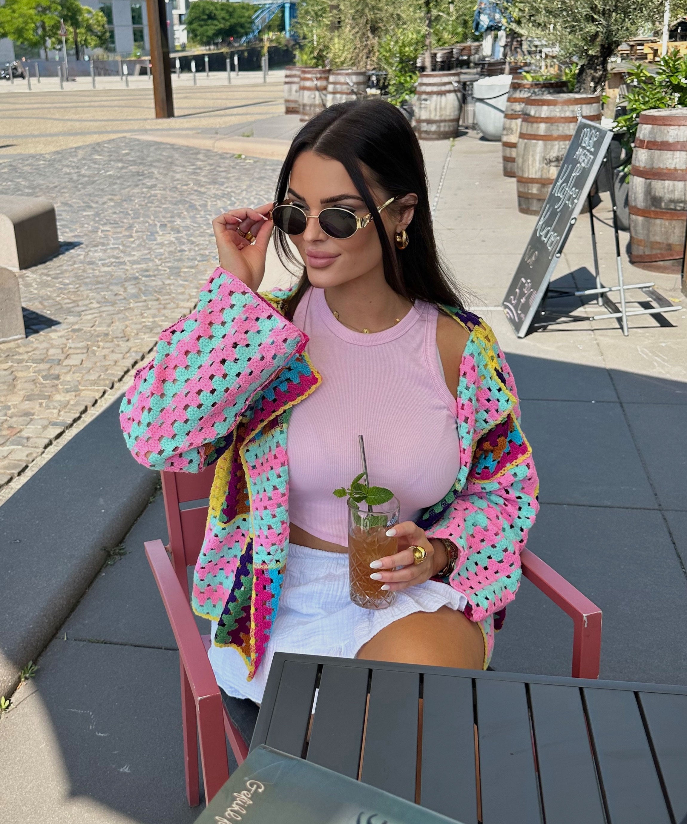 Women’s Colourful Knit Cardigan