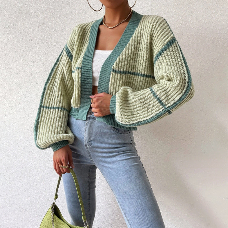 Linda | Women's Cropped Knit Cardigan 0