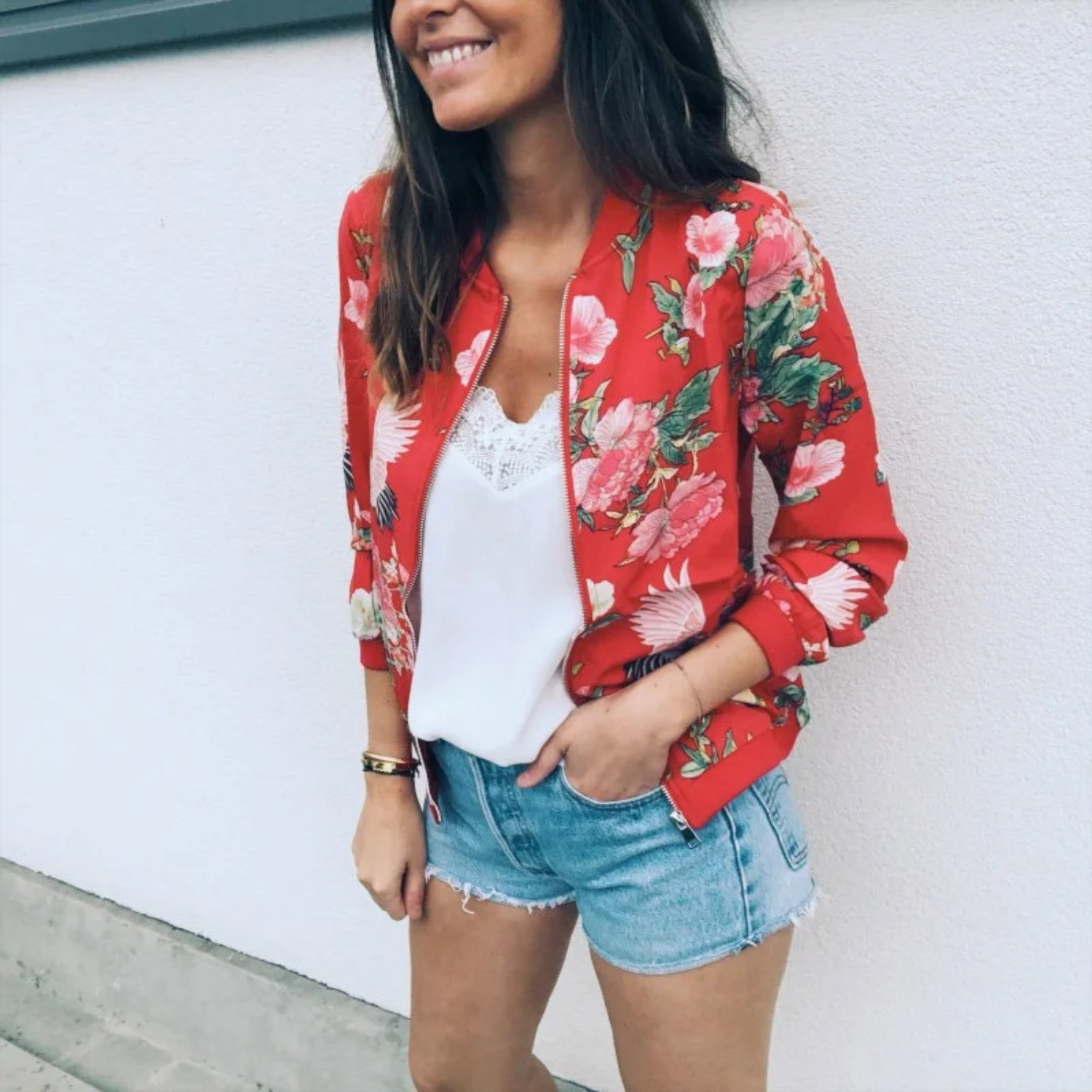 Women’s Floral Print Jacket