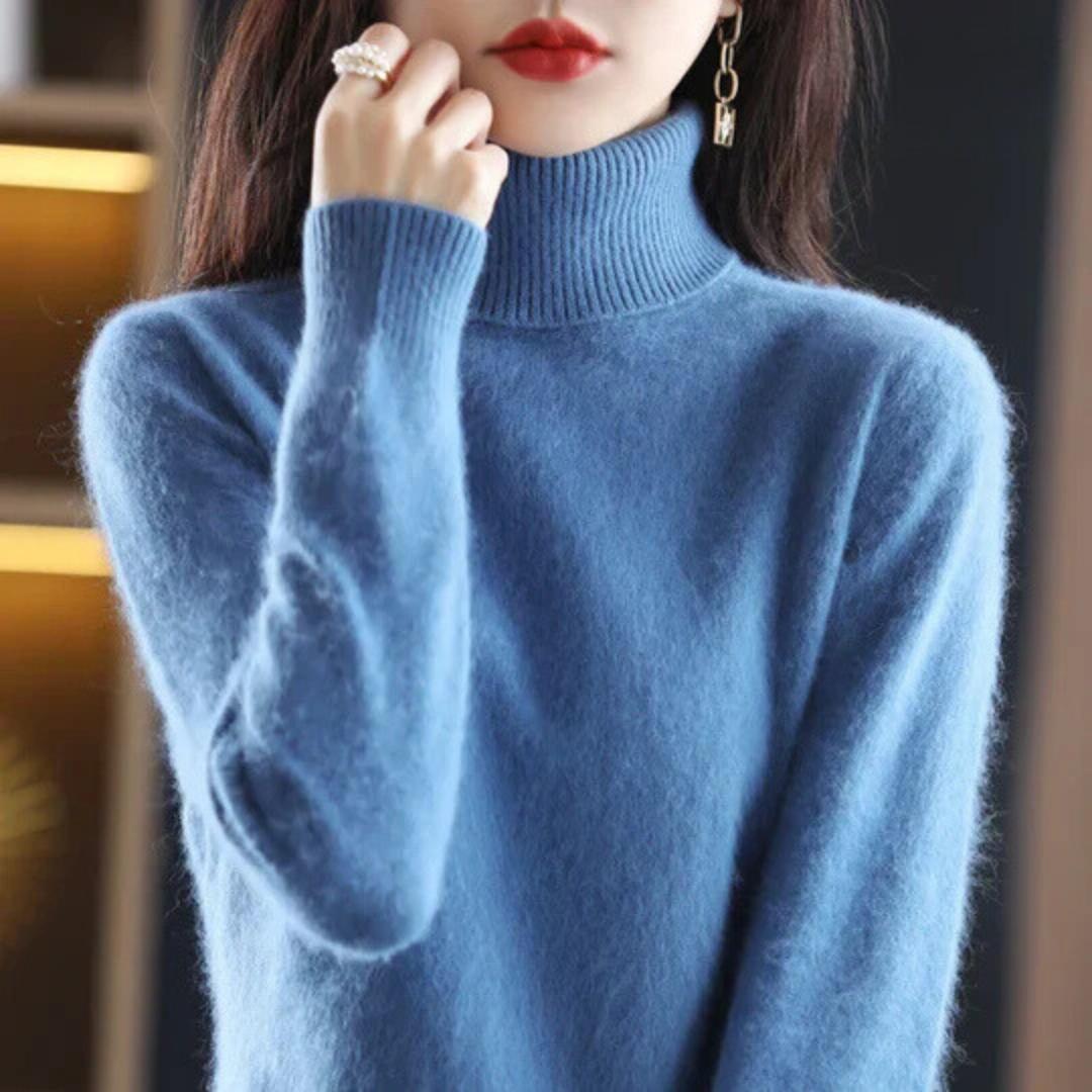 Women’s High Neck Fitted Sweater