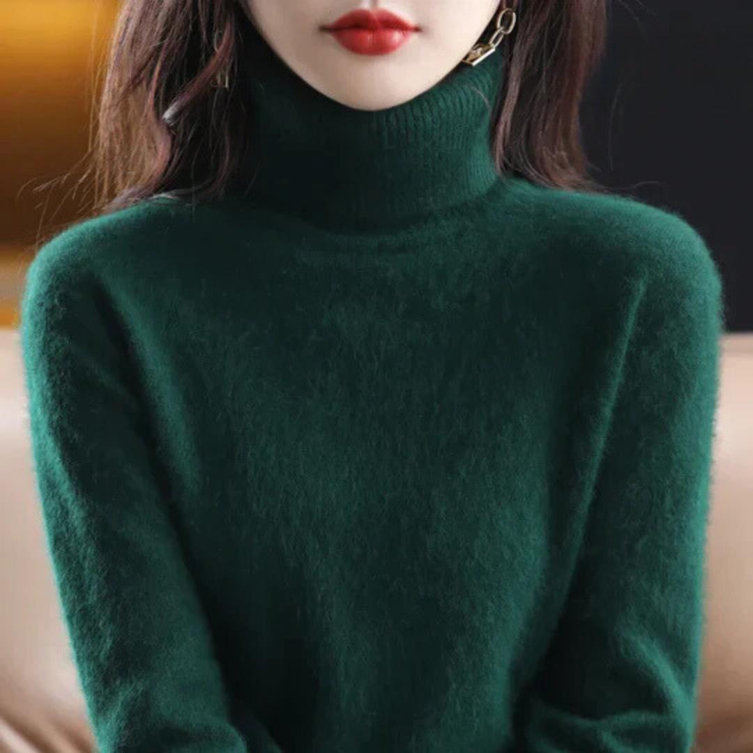 Women’s High Neck Fitted Sweater
