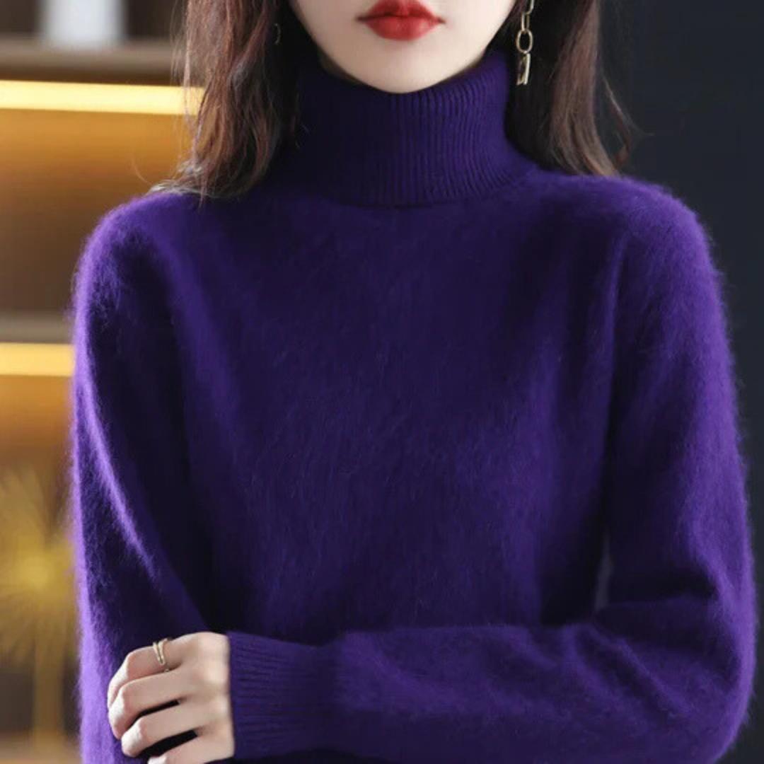 Women’s High Neck Fitted Sweater