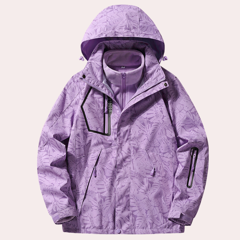 Women’s Jacket With Adjustable Hood And Defined Silhouette