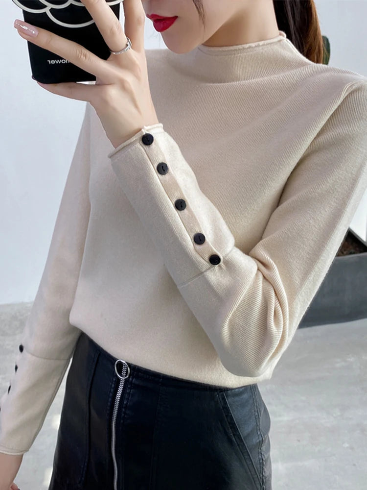 Women’s Knitted Turtleneck Sweater