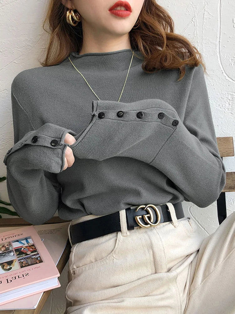 Women’s Knitted Turtleneck Sweater