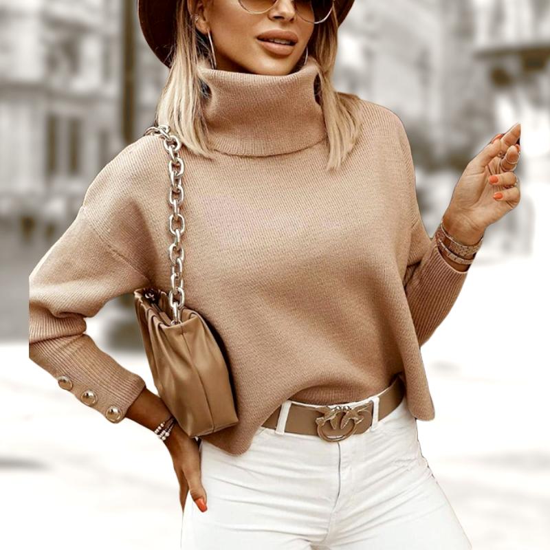 Women’s Knitted Turtleneck Sweater