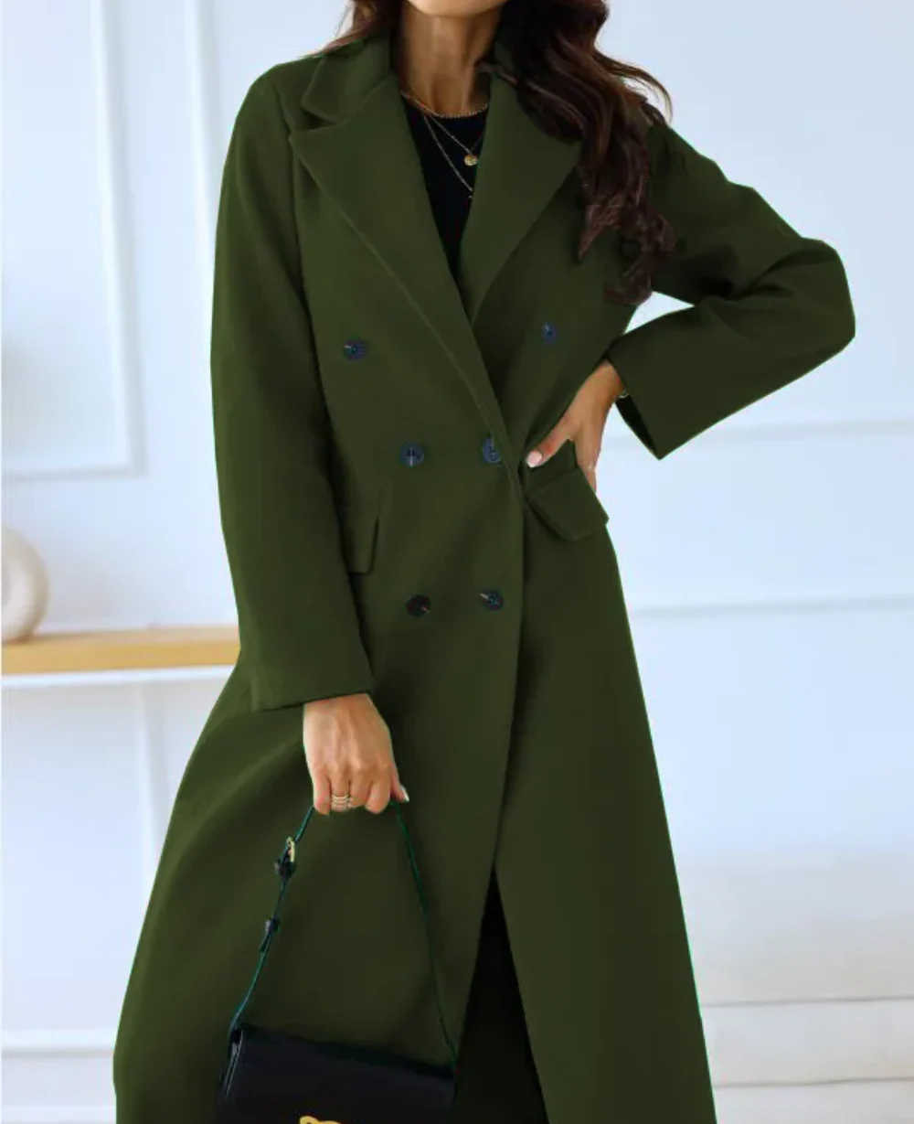 Women’s Long Coat With Structured Shape